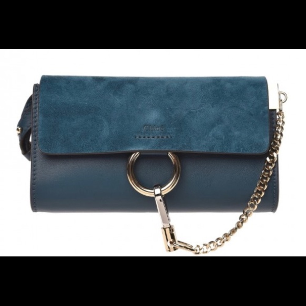 CHLOE Mini Faye Bag Majolica Blue